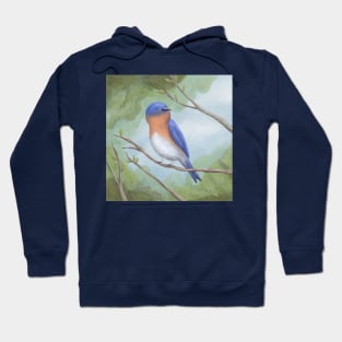 Bluebird on Branch Hoodie